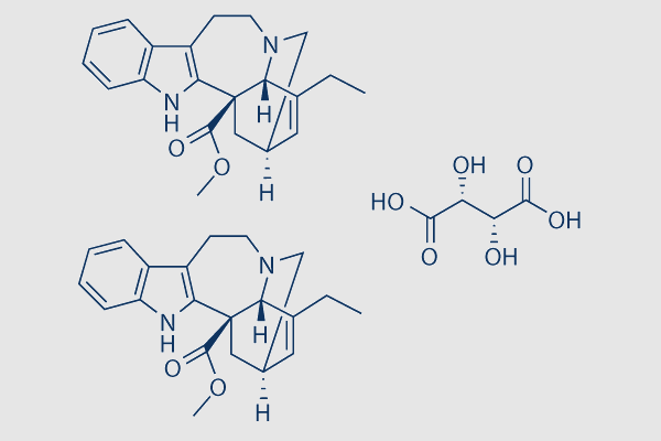 Catharanthine hemitartrate