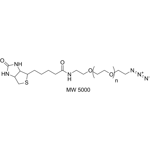Biotin-PEG-azide (MW 5000)