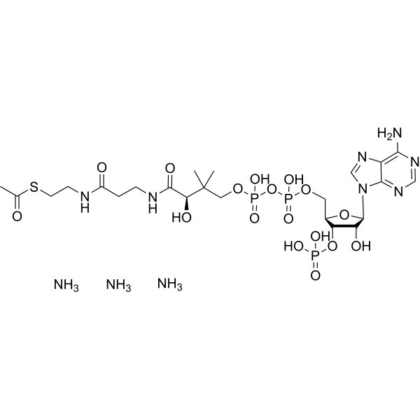 Acetoyl-CoA triammonium