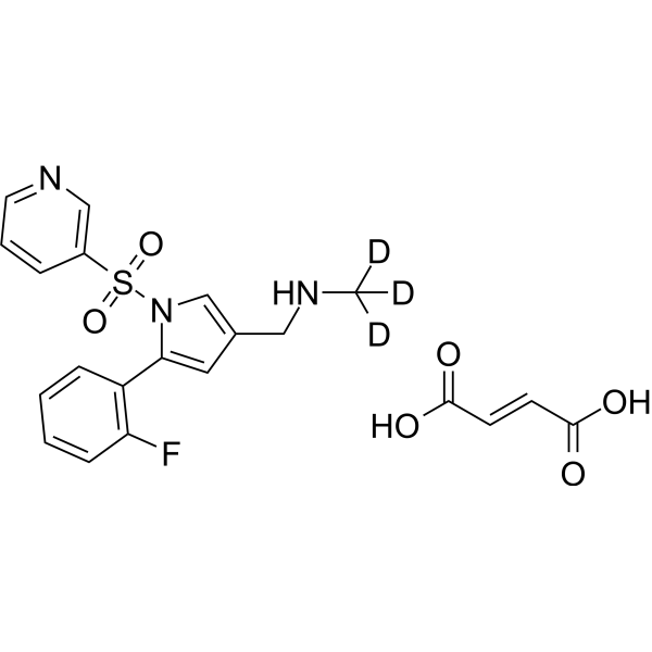 Vonoprazan-d
       
        3
       
       fumarate
