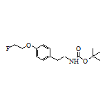 N/A N-Boc-2-[4-(2-fluoroethoxy)phenyl]ethanamine