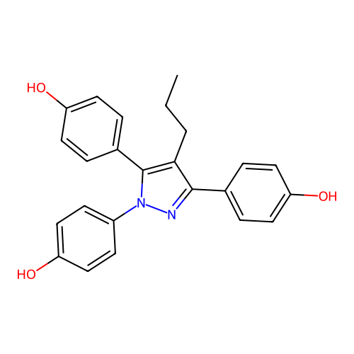 Propyl pyrazole triol (PPT)