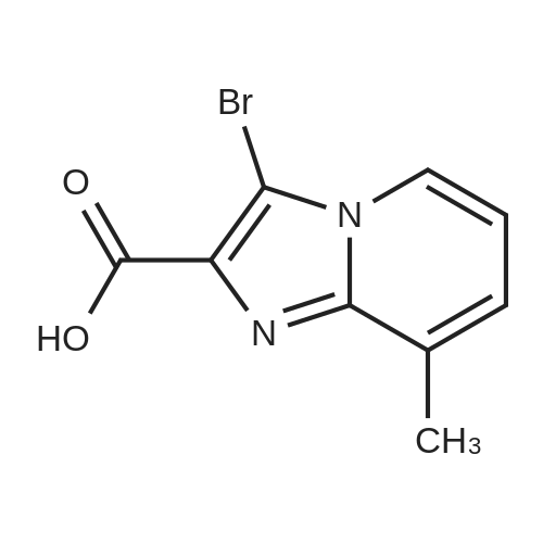 3-Bromo-8-methylimidazo[1,2-a]pyridine-2-carboxylic acid