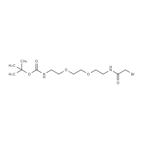 Bromoacetamido-C2-PEG2-NH-Boc