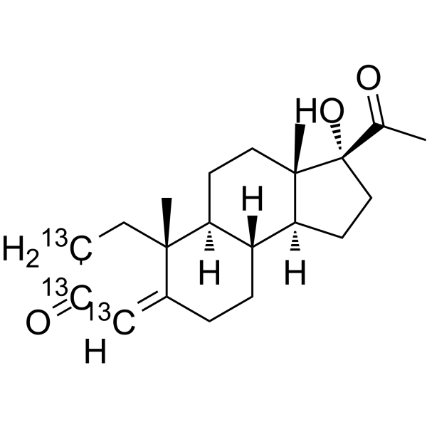 17α-Hydroxyprogesterone-
       
        13
       
       C
       
        3