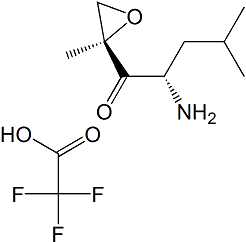 1-​Pentanone,2-​amino-​4-​methyl-​1-​[(2R)​-​2-​methyl-​2-​oxiranyl]​-​,(2S)​-​,2,​2,​2-​trifluoroacetate(1:1)