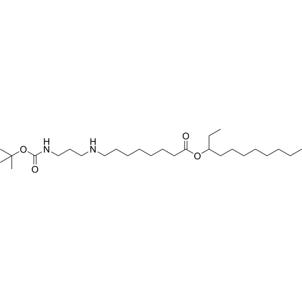 tert-Butyl 3-(7-((undecan-3-yloxy)carbonyl)heptylamino)propylcarbamate