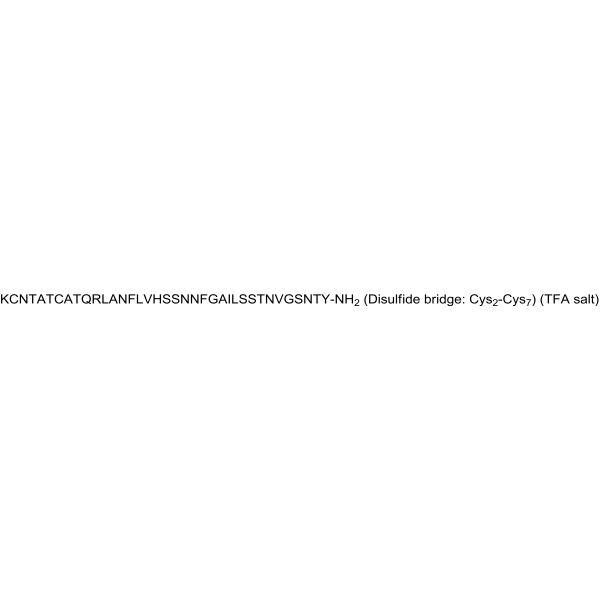Amylin, amide, human TFA