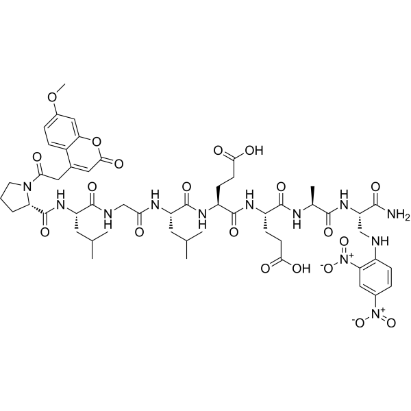 Mca-Pro-Leu-Gly-Leu-Glu-Glu-Ala-Dap(Dnp)-NH2
