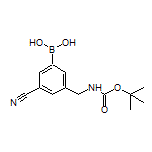 N/A 3-[(Boc-amino)methyl]-5-cyanophenylboronic Acid