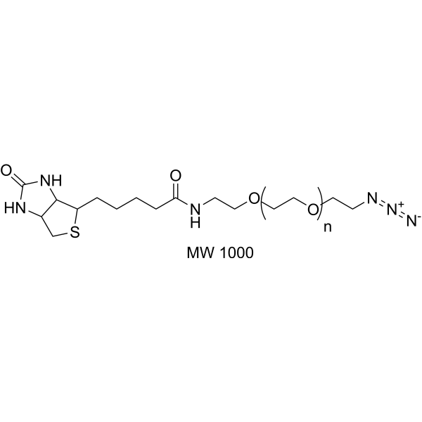 Biotin-PEG-azide (MW 1000)