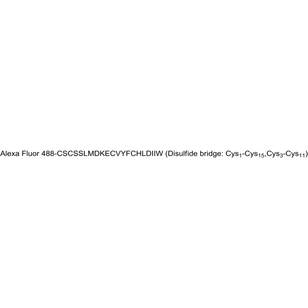 Endothelin 1 (swine, human), Alexa Fluor 488-labeled