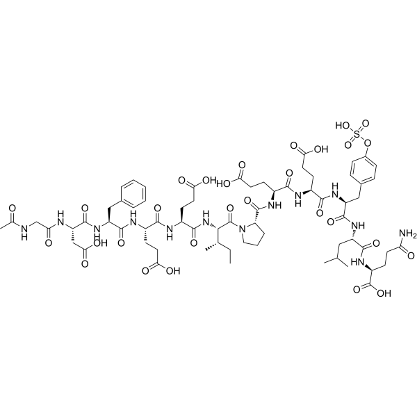 Acetyl-Hirudin (54-65) sulfated