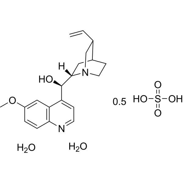 Quinine sulfate hydrate