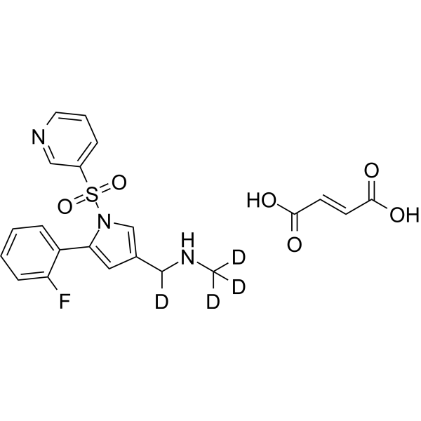 Vonoprazan-d
       
        4
       
       fumarate