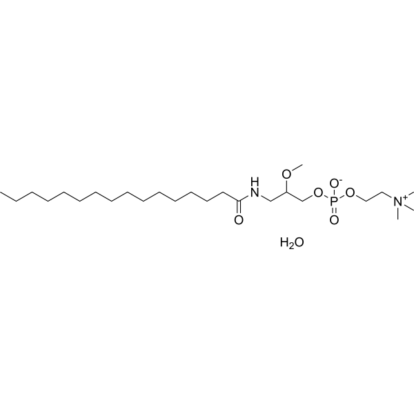 rac-3-Hexadecanamido-2-methoxypropan-1-ol phosphocholine hydrate