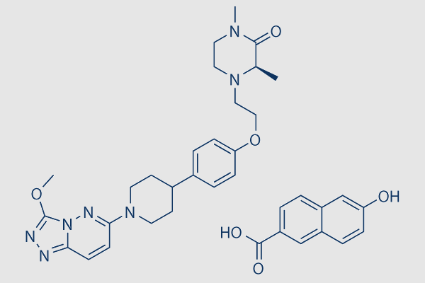 AZD-5153 6-hydroxy-2-naphthoic acid