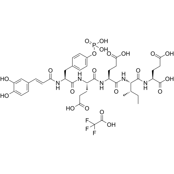 Caffeic acid-pYEEIE TFA