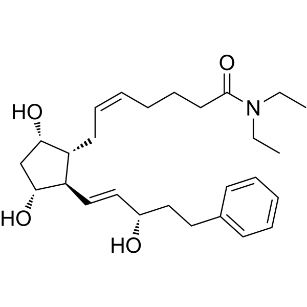 17-Phenyl trinor prostaglandin F2α diethyl amide