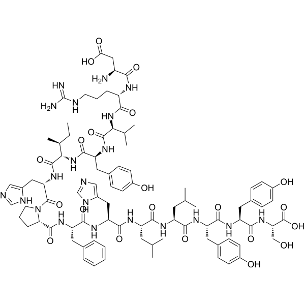 Renin substrate, angiotensinogen (1-14), rat