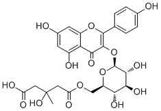 6''-O-(3-Hydroxy-3-methylglutaroyl)astragalin