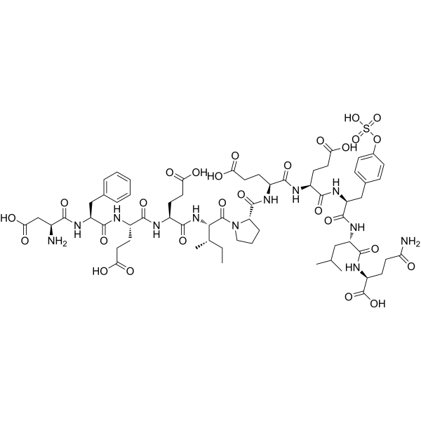 Hirudin (55-65) (sulfated)