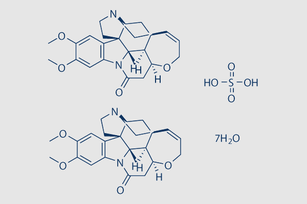 Brucine sulfate heptahydrate