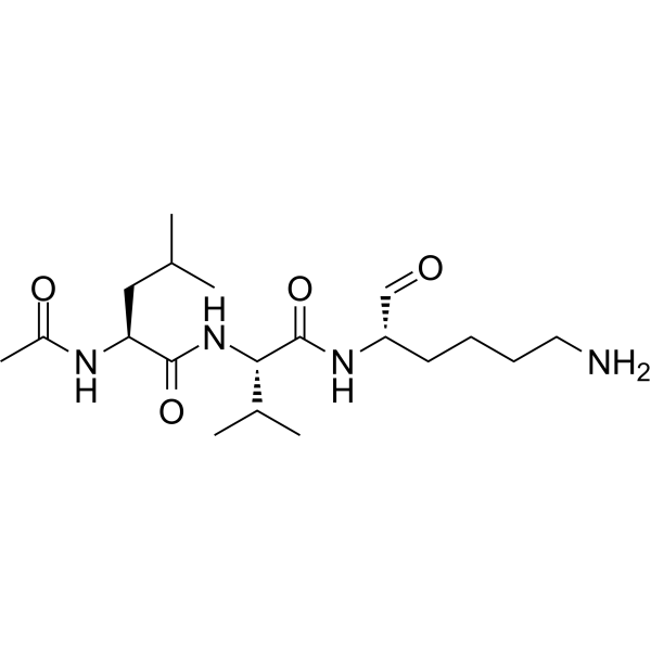 Ac-Leu-Val-Lys-Aldehyde