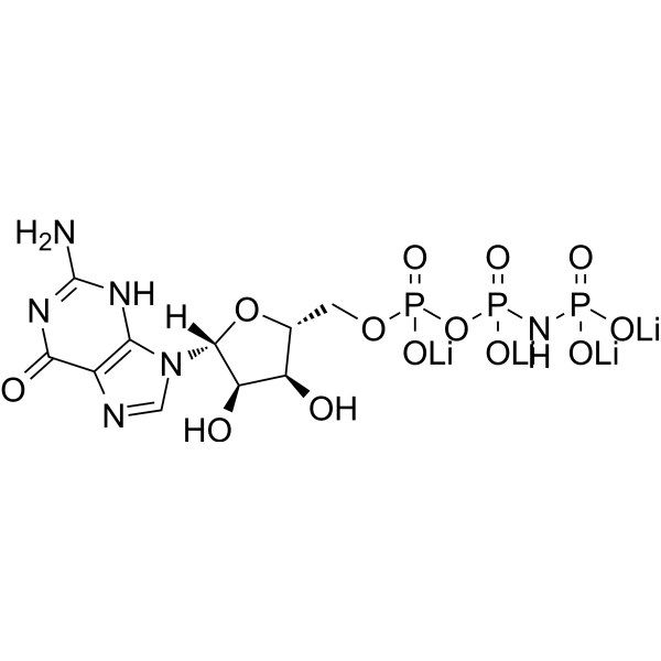 Guanylyl imidodiphosphate lithium