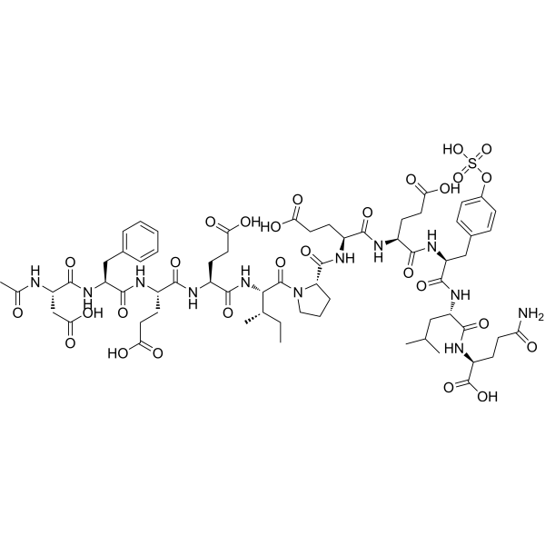 Acetyl-Hirudin (55-65) sulfated