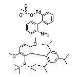 Methanesulfonato[2-(di-t-butylphosphino)-3,6-dimethoxy-2’,4’,6’-tri-i-propyl-1,1’-biphenyl](2’-amino-1,1’-biphenyl-2-yl)palladium(II)