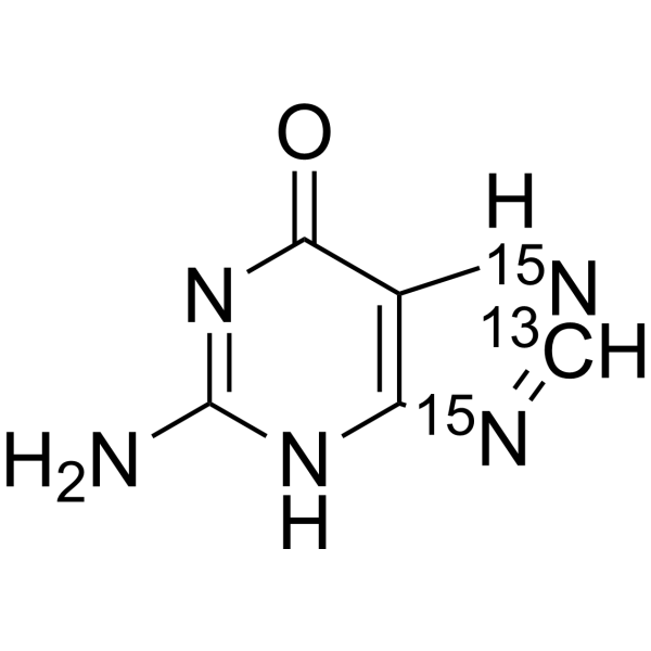 Guanine-
       
        13
       
       C,
       
        15
       
       N
       
        2