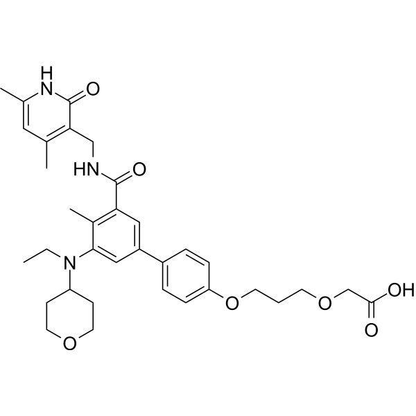 Tazemetostat de(methylene morpholine)-O-C3-O-C-COOH