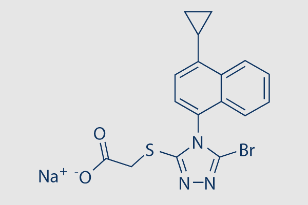 Lesinurad sodium