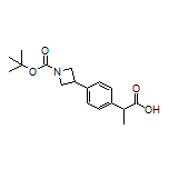 N/A 2-[4-(1-Boc-3-azetidinyl)phenyl]propanoic Acid