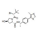 N/A (2S,4R)-1-[(R)-2-Bromo-3,3-dimethylbutanoyl]-4-hydroxy-N-[(S)-1-[4-(4-methyl-5-thiazolyl)phenyl]ethyl]pyrrolidine-2-carboxamide